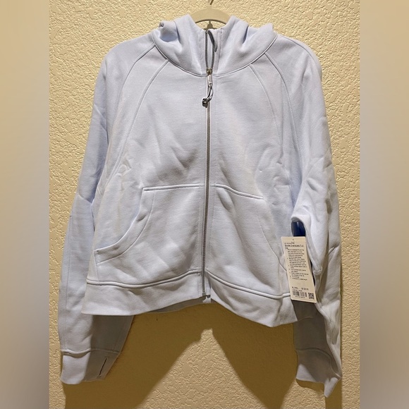 NWT Lululemon Scuba Oversized Full Zip Light Blue Size XL/XXL - Picture 2 of 4